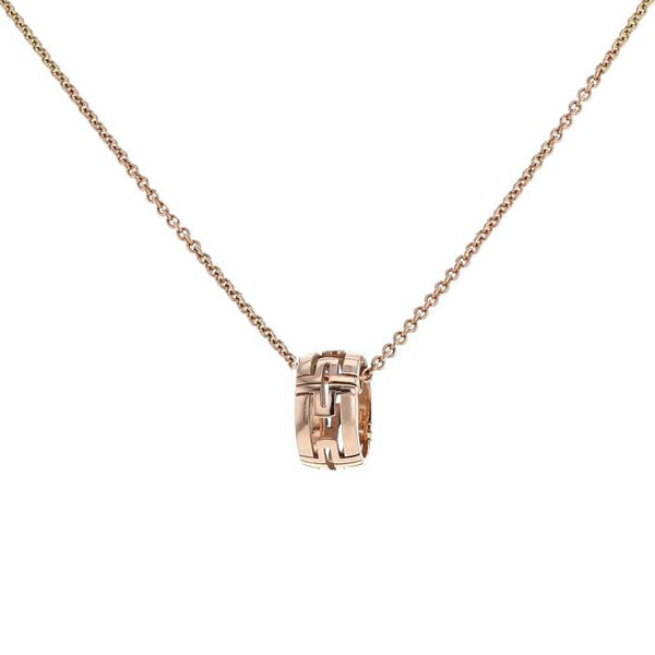 ˇFashion StreetˇPARENTESI NECKLACE PINK GOLD