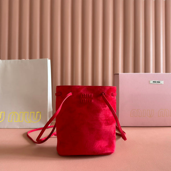 MINI TOTE BAG 17 RED IN NAPPA CALFSKIN