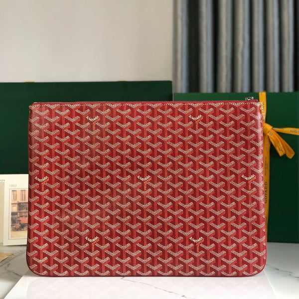 SÉNAT MGM POUCH 40 IN MONZA RED GOYARDINE CANVAS