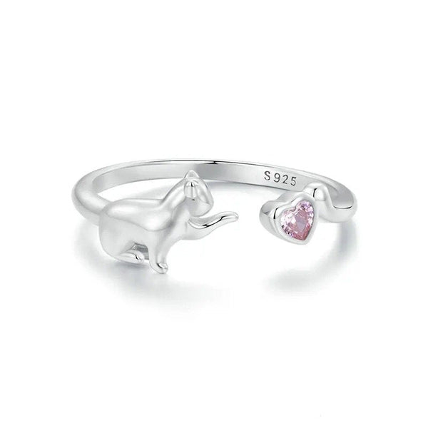 ˇFashion StreetˇLovely Pet Animals Open Ring Statement Ring