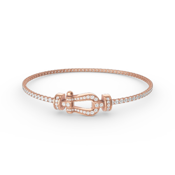ˇFashion StreetˇFORCE  HORSESHOE  DIAMOND TENNIS BRACELET